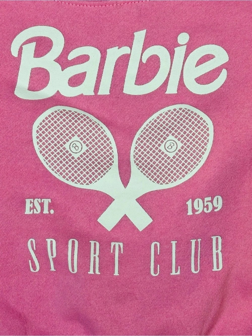 Barbie Pink & White Sport Club Shorts Set
